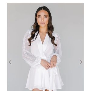 Robed With Love- Alana Robe- White- L